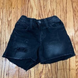 Black Jean shorts